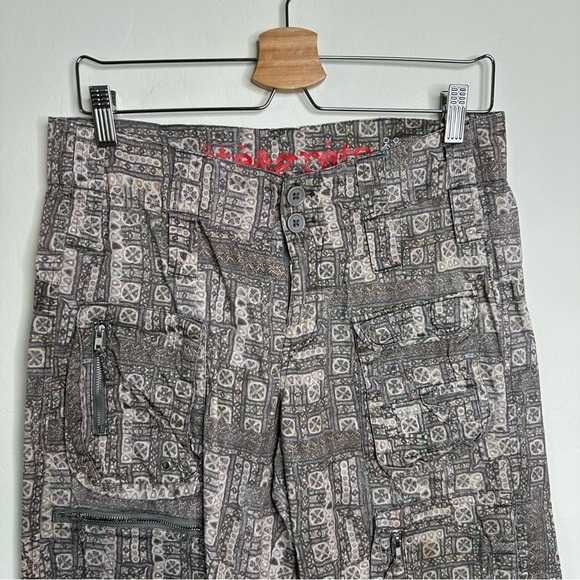 Johnny Was Pete & Greta Y2K Artsy Patterned Cargo Pants Size 4 - Picture 3 of 11